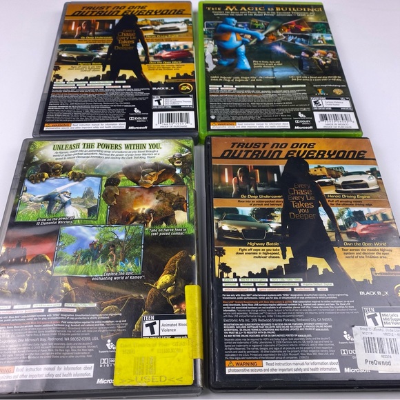 XBOX 360 4 Game Bundle 2 Need For Speed Harry Potter Kameo Platinum Hits Gaming - Picture 7 of 8